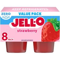Jell-O Strawberry Sugar Free Refrigerated Gelatin️  DestGlow
