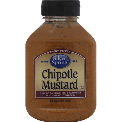 Silver Spring Mustard, Chipotle, Smoky Pepper