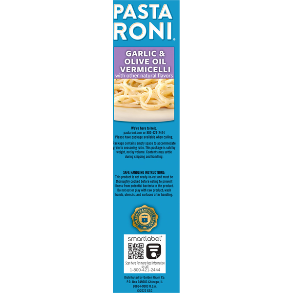 Pasta Roni Vermicelli, Garlic &amp; Olive Oil