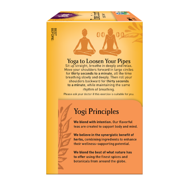 Yogi Tea Herbal Tea, Throat Comfort, Caffeine Free  DestGlow