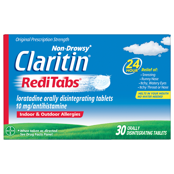 Claritin 24 Hour Non-Drowsy Allergy RediTabs  DestGlow