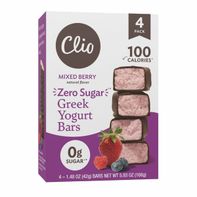 Clio Zero Sugar, Mixed Berry Greek Yogurt Bars️  DestGlow