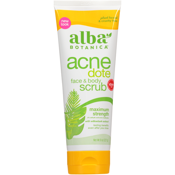 Alba Botanica Maximum Strength Face &amp; Body Scrub