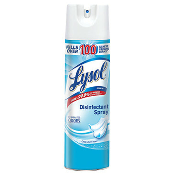 Lysol Disinfectant, Sanitizing and Antibacterial Spray, Crisp Linen  DestGlow