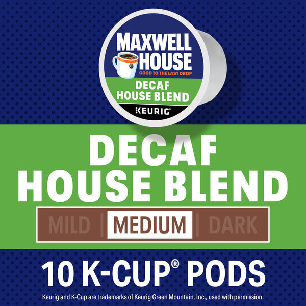 Maxwell House Decaf House Blend Medium Roast K-Cup® Coffee Pods  DestGlow