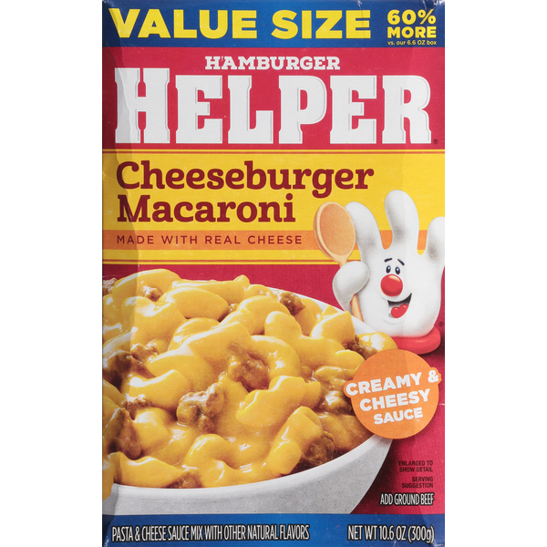 Hamburger Helper Cheeseburger Macaroni, Value Size