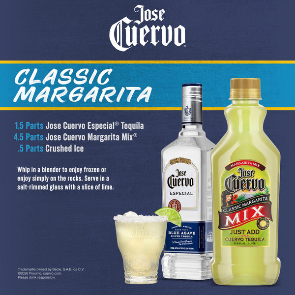 Jose Cuervo Margarita Mix Classic Lime  DestGlow