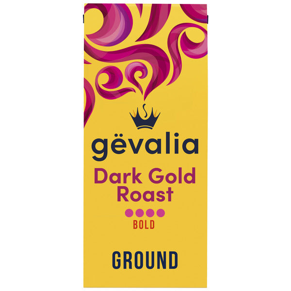 Gevalia Dark Gold Roast Bold Dark Roast Ground Coffee  DestGlow