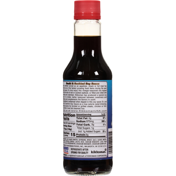 Kikkoman Soy Sauce, Sushi &amp; Sashimi  DestGlow