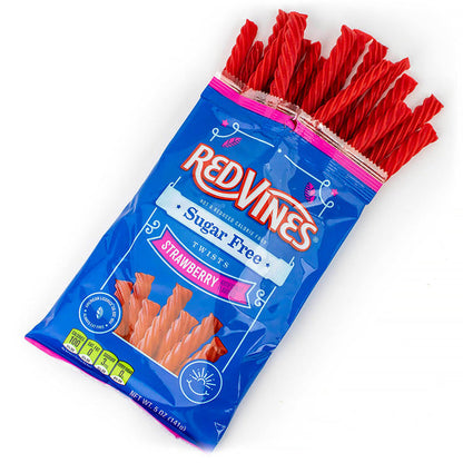 Red Vines Sugar Free Twists, Strawberry Licorice Candy