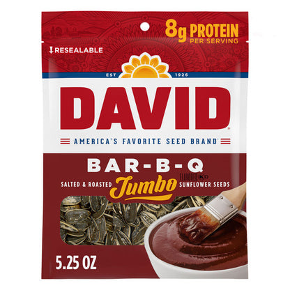 DAVID Sunflower Seeds, Bar-B-Q Flavor