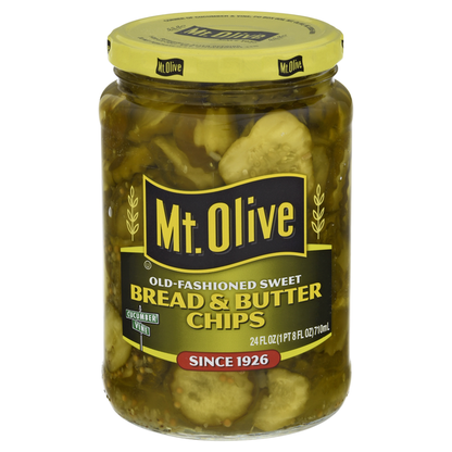 Mt. Olive Old-Fashioned Sweet Bread &amp; Butter Pickle Chips