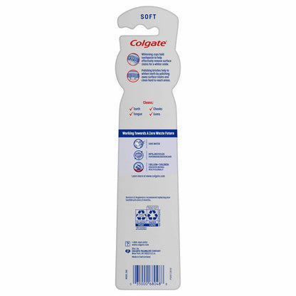 Colgate 360 Optic White Soft Toothbrushes for Stain Removal