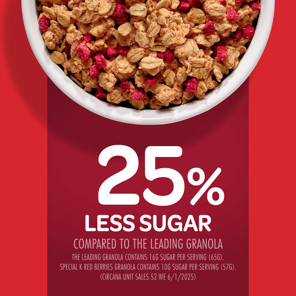 Kellogg’s Special K Granola, Protein Granola, Fiber Snacks, Red Berries,  Bag (1 Bag)  DestGlow
