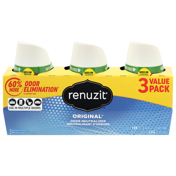 Renuzit Gel Original Air Fresheners Value Pack  DestGlow