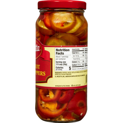 Mezzetta Sliced Hot Cherry Peppers