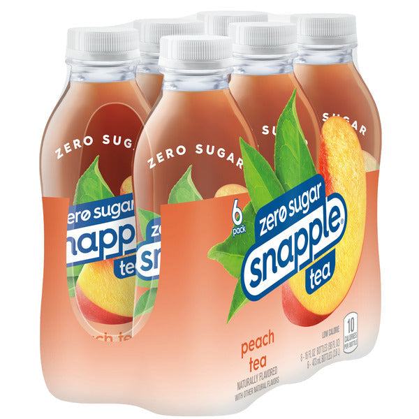 Snapple Zero Sugar Peach Tea  DestGlow