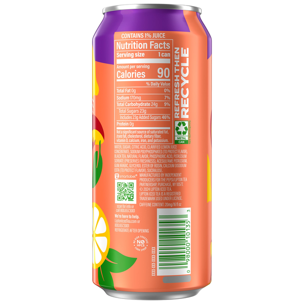 Lipton Peach Passion Fruit Lemonade Iced Tea  DestGlow