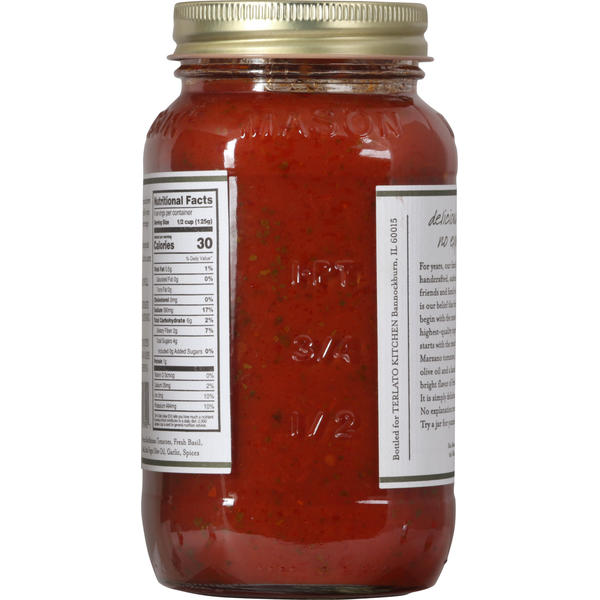 Terlato Kitchen Sauce, Tomato Basil  DestGlow