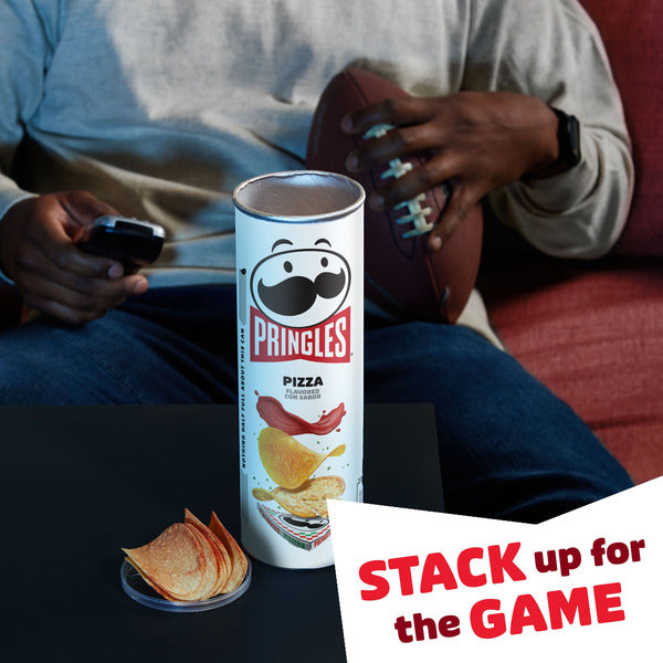 Pringles Pizza Potato Crisps Chips, Lunch Snacks, 5.5 oz  DestGlow