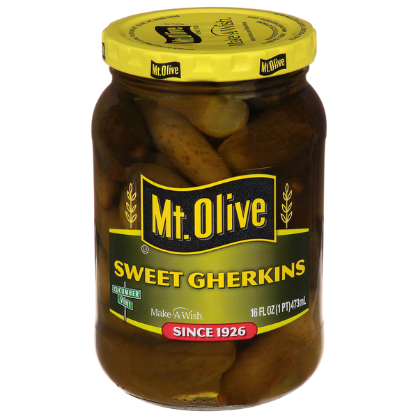 Mt. Olive Sweet Gherkin Pickles  DestGlow
