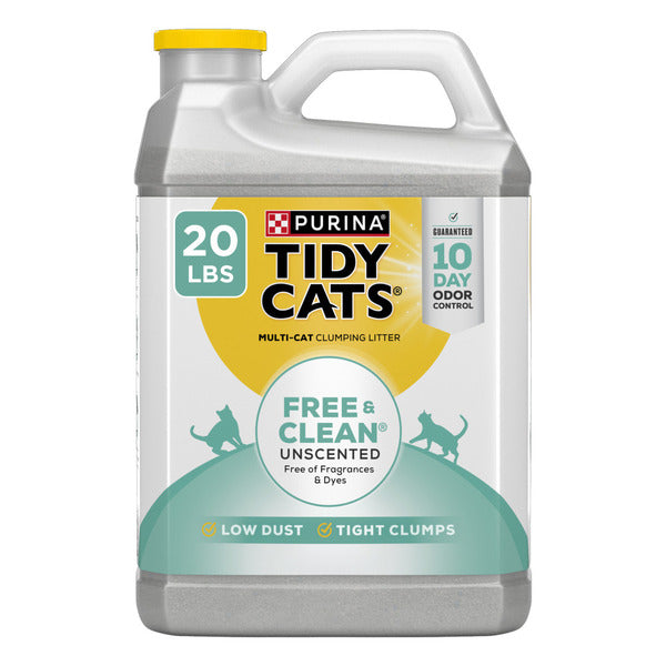 Purina Tidy Cats Free and Clean Unscented Cat Litter  DestGlow