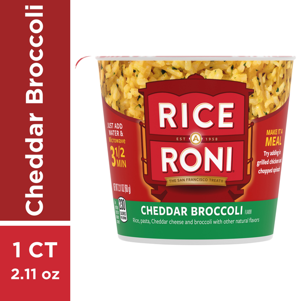 Rice-A-Roni Rice, Cheddar Broccoli Flavor  DestGlow