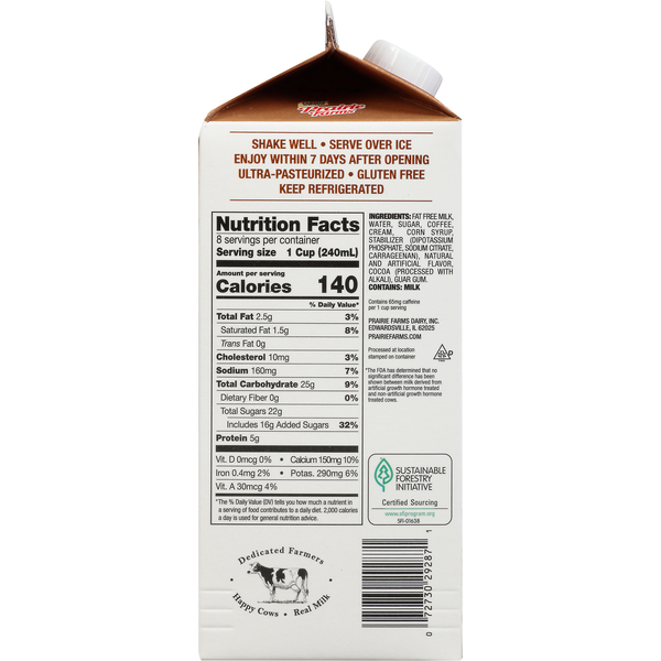 Prairie Farms Iced Coffee, Mocha, Barista Style  DestGlow