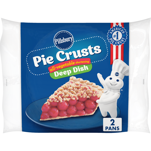 Pillsbury Pie Crusts, Deep Dish, All-Vegetable Shortening  DestGlow