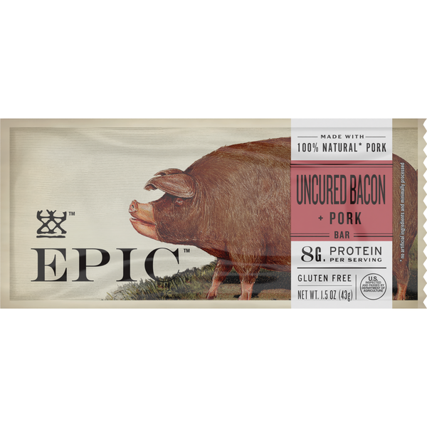 EPIC Uncured Bacon and Pork Bar  DestGlow