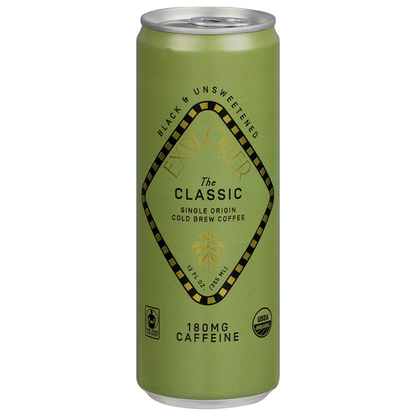 Explorer Black &amp; Unsweetened The Classic Cold Brew Coffee