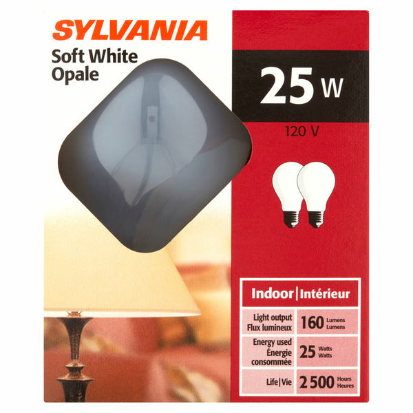 SYLVANIA Soft White 25 Watt Indo  DestGlow