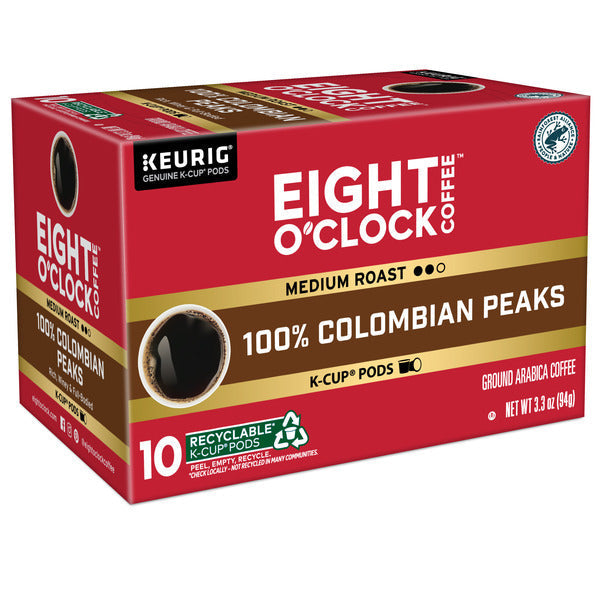 Eight O’Clock Colombian Peaks K-Cup Pods  DestGlow