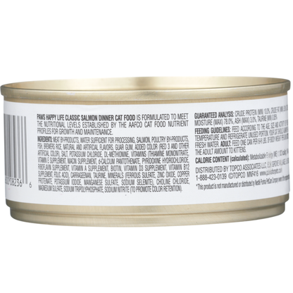 Paws Happy Life Salmon Dinner Classic Cat Food