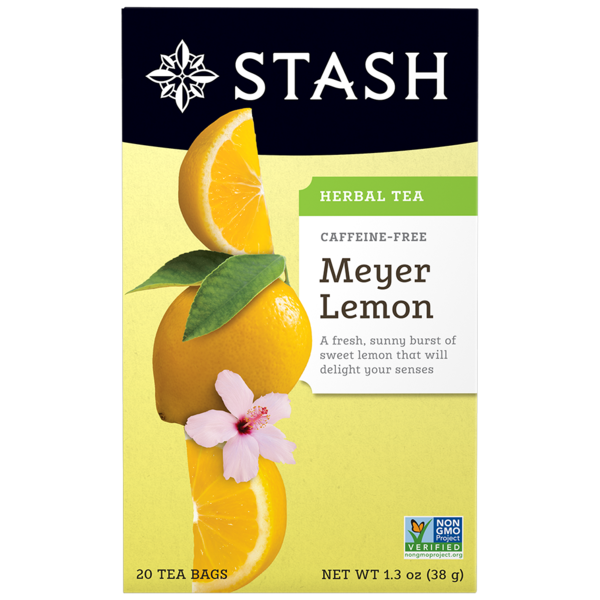 Stash Meyer Lemon Herbal Tea, Caffeine Free  DestGlow