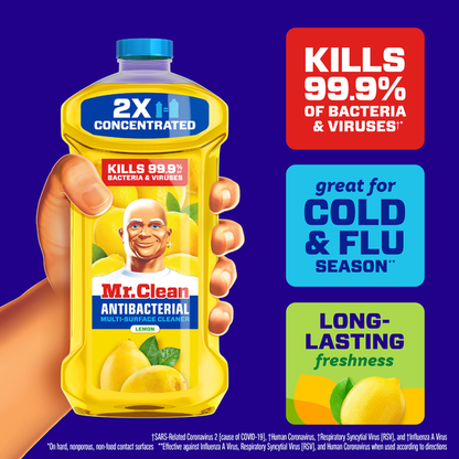 Mr. Clean All Purpose Cleaner, Cleaning Liquid, Lemon  DestGlow