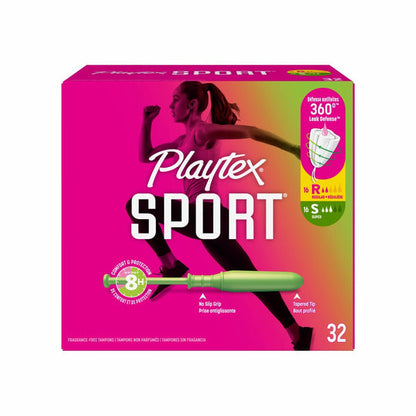 Playtex Plastic Tampons Unscented Multi-Pack 16 Regular &amp; 16 Super