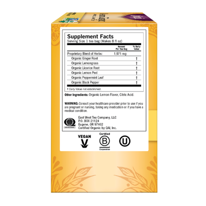 Yogi Tea Herbal Tea, Lemon Ginger, Supports Digestion, Caffeine Free