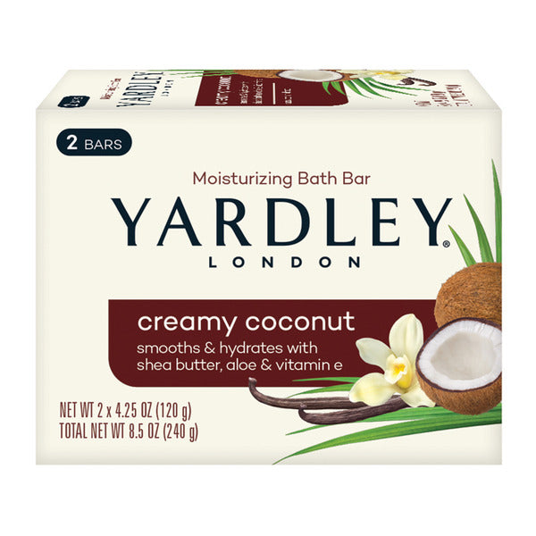 Yardley London Creamy Coconut Moisturizing Bath Bar  DestGlow