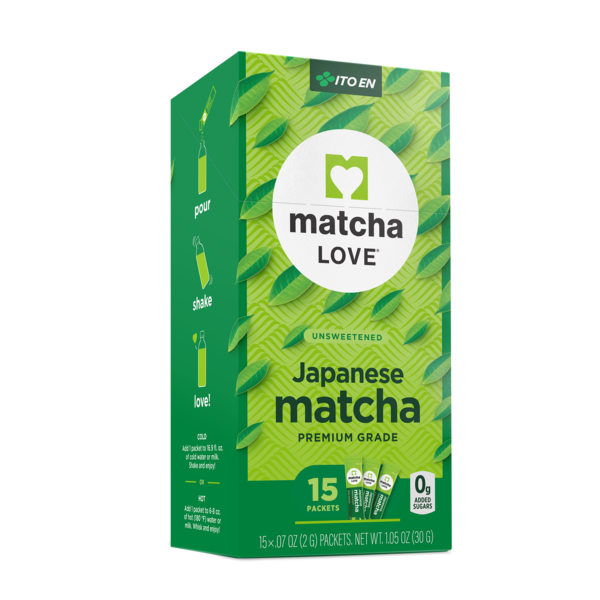 matcha LOVE Single Serve Unsweetened Matcha Powder  DestGlow