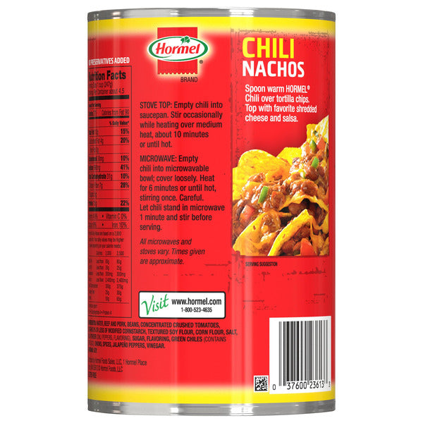 Hormel Chili with Beans, 38 OZ  DestGlow