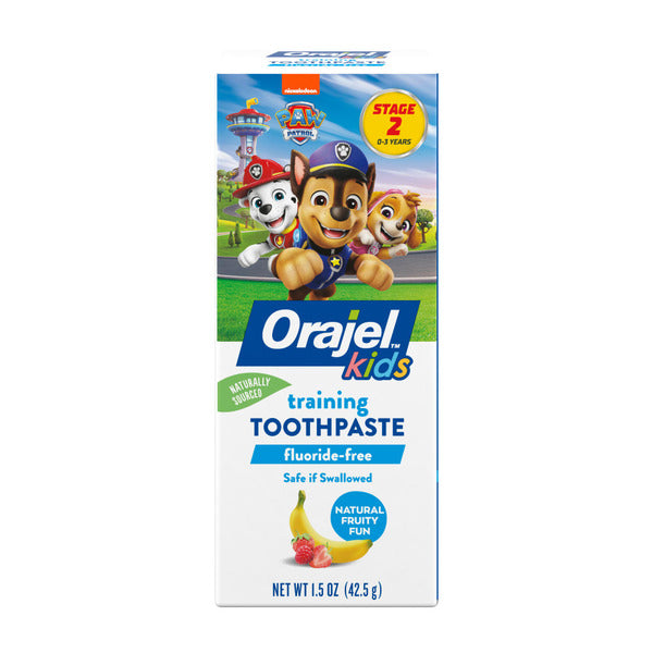 Orajel Nickelodeon Paw Patrol Fruity Fun Training Toothpaste  DestGlow