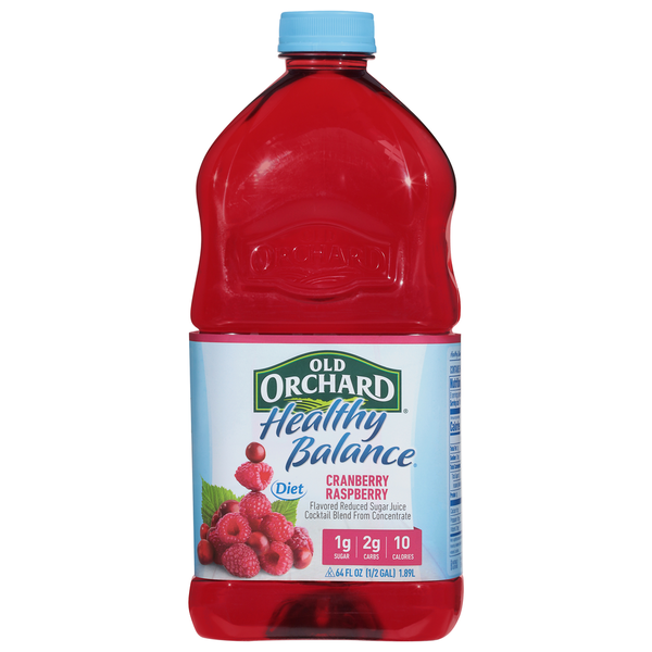 Old Orchard Diet Cranberry Raspberry Juice Cocktail  DestGlow