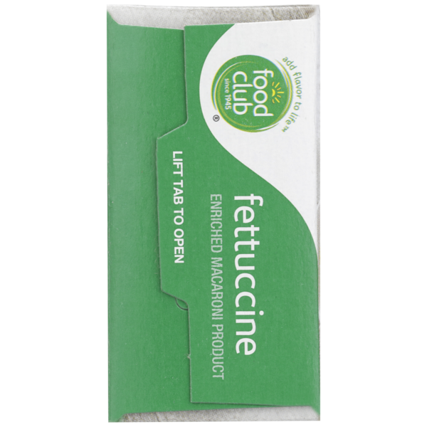Food Club Enriched Macaroni Product, Fettuccine  DestGlow