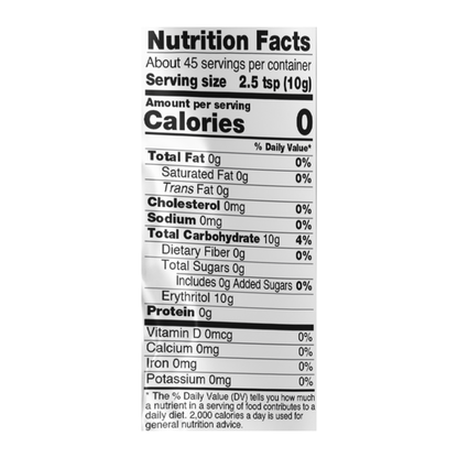 NOW Real Food Erythritol