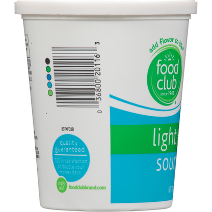 Food Club Sour Cream, Light