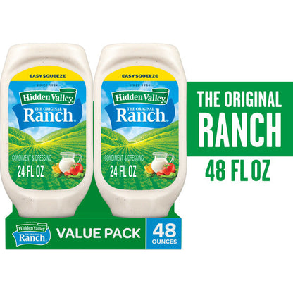 Hidden Valley Original Ranch Condiment and Dressing, Easy Squeeze Bottle