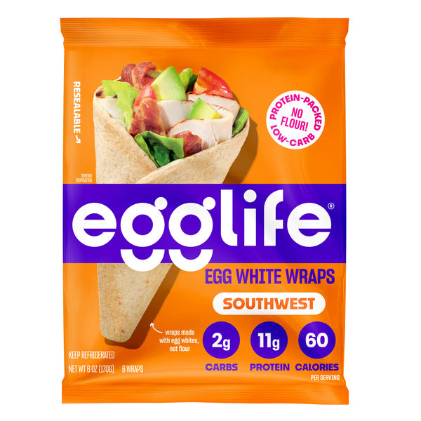 egglife southwest, egg white wraps  DestGlow