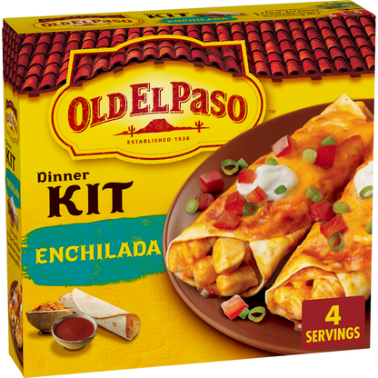 Old El Paso Enchilada Dinner Kit With Flour Tortillas, Enchilada Sauce &amp; Seasoning Mix