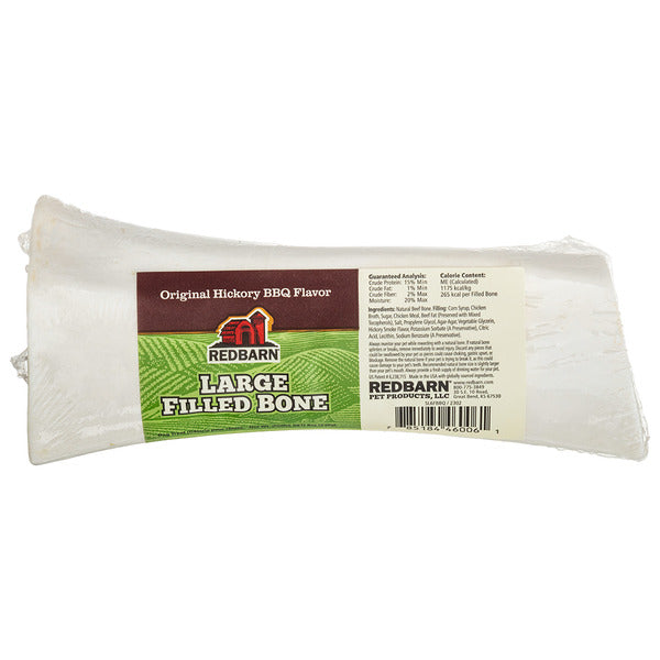 RedBarn Filled Bone Hickory BBQ Flavor, Large  DestGlow
